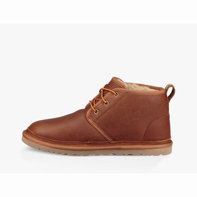 Botas UGG Leather Neumel Homem Marrom | PT-ZWDAU